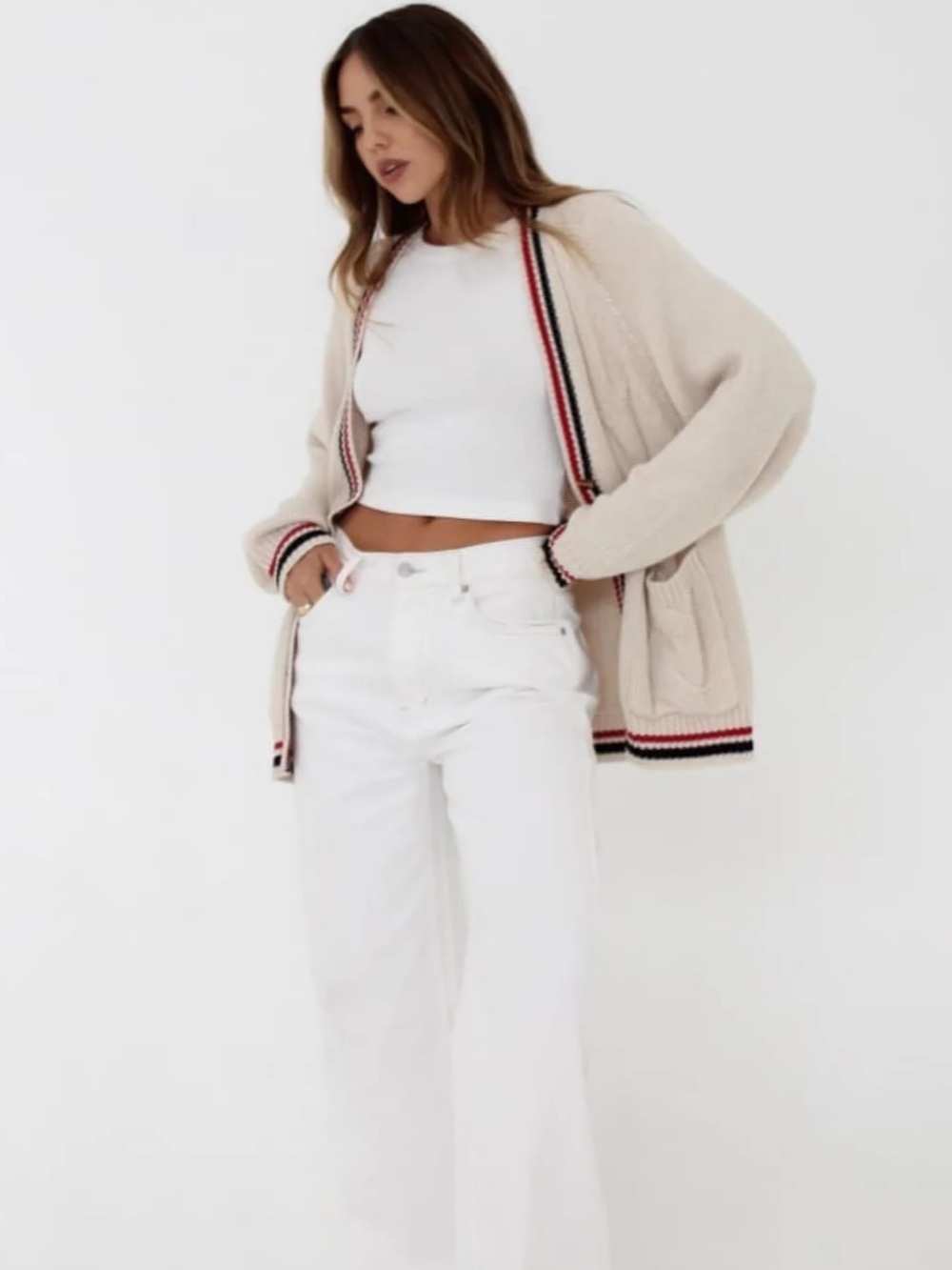Rumored Cream Cardigan